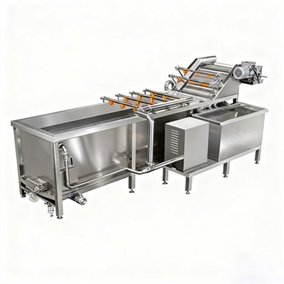 Equipo de lavado de zanahorias